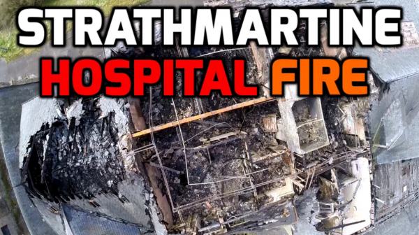 Strathmartine Hospital - After Fire