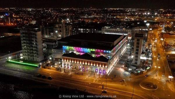 3Arena Dublin Night Drone Picture