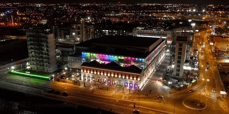 3Arena Dublin Night Drone Picture